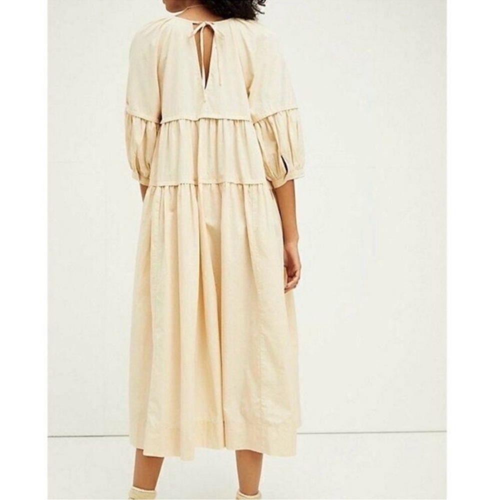 EUC! Free People Cream Midi Dress, Size Small - Picture 3 of 6